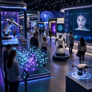 Imagine reprezentativă pentru familia AI Expo / Expoziții AI
